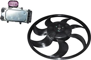 Elektromotor, radiator ventilator, Høyre, AUDI Q7, PORSCHE CAYENNE, VW TOUAREG, 7L0959455A, 7L0959455D, 7L0959455G, 95562413600, 9556241