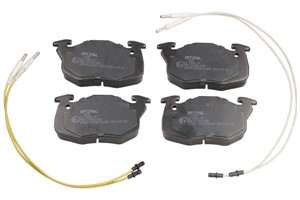 Bremseklosser sett, Framaksel, CITROËN,PEUGEOT,RENAULT, 425091, 425092, 425102, 425120, 425165, 95659340, 95659616, 95666970