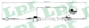 Kabel, clutchbetjening, OPEL COMBO Skåp/stor limousine, CORSA B, TIGRA, 669187, 90522447