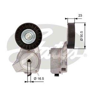 Strammerull, kilerem med ribber, SAAB 9-3, 9-3 Cabriolet, 9-5, 9-5 Kombi, 4898755, 5172309