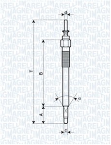Glødeplugg, OPEL,VAUXHALL, 1214035, 1214062, 1214063, 1214096, 1214301, 12291PLZD00, 12291-PLZ-D00, 12291PLZD10, 55588475, 8972 108 182,