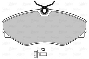 Bremseklosser sett, Framaksel, NISSAN,OPEL,RENAULT,VAUXHALL, 6025371662