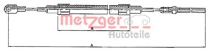 Kabel, parkeringsbremse, BMW 5 [E34], 5 Touring [E34], 34 41 1 156 436, 34 41 1 162 005, 3441 1 156 436, 3441 1 162 005