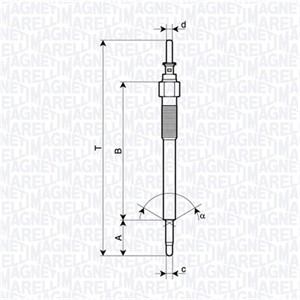 Glødeplugg, HONDA,OPEL,VAUXHALL, 12 14 035, 12291-PLZ-D00, 93 187 927