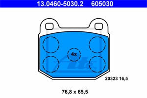 Bremseklosser sett, Framaksel, OPEL,VAUXHALL, 16 05 291, 16 05 300, 16 05 398, 16 05 556, 16 05 557, 16 05 713, 16 05 714, 16 05 715, 90