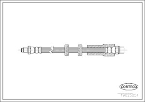 Bremseslange, Framaksel, VOLVO C70 Cabriolet I, C70 Coupé I, S70, V70 I, 9191400