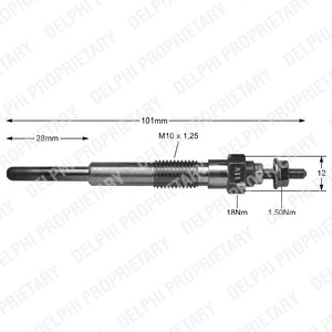 Glødeplugg, TOYOTA DYNA Buss, DYNA Flak/chassi, LAND CRUISER, LAND CRUISER Pick-up, 19850-68060, 19850-68060-000, 42559174, 7187043