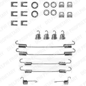 Tilbehørsett, bremsesko, Bakaksel, PEUGEOT 306 Break, 405 I, 405 II, 405 Break I, 405 Break II, 4308.38, 4308.57, 4308.59, 4308.61, 4315
