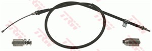 Kabel, parkeringsbremse, Bak, Bakre venstre, Venstre, NISSAN MICRA III, MICRA C+C III, 36531-AX600, 36531-AX601, 36531-AX60A