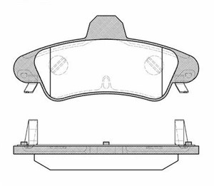 Bremseklosser sett, Bak, FORD COUGAR, MONDEO I, MONDEO II, MONDEO Sedan I, MONDEO Sedan II, MONDEO Turnier I, MONDEO Turnier II, 1088934