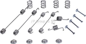 Tilbehørsett, bremsesko, Bakaksel, CITROËN,OPEL,PEUGEOT,SUZUKI,TOYOTA,VAUXHALL, 049420D010, 430870