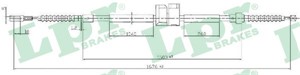 Kabel, parkeringsbremse, Høyre, AUDI, 441609722D