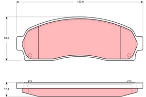 Bremseklosser sett, Framaksel, FORD USA EXPLORER, EXPLORER SPORT TRAC Pick-up, 1F6049280, 1F6049280A, 1L2Z-2001-AA, 1L5Z-2001-AA, 1L5Z-2