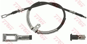 Kabel, parkeringsbremse, Bak, Bakre venstre, Venstre, NISSAN CABSTAR, 36531-MB00A
