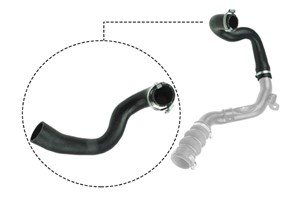 Ladeluftslange, FORD TOURNEO CONNECT, TRANSIT CONNECT, 5 050 742 part1, 5 050 742, 5 050 744, 5 050 745, 7T169F796AE, 7T169F796CC, 7T169
