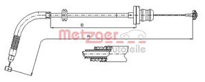 Gasskabel, FIAT PANDA, 46800470, 51733652, 51739117