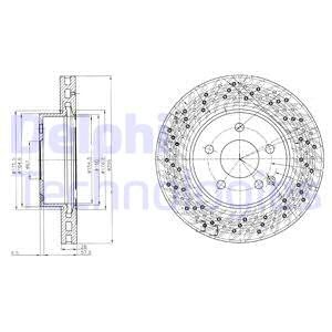 Bremseskive, MERCEDES-BENZ, 204 421 0912, 2044212812, A204 421 0912