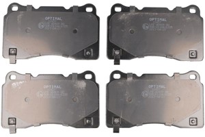 Bremseklosser sett, Framaksel, CADILLAC,HONDA,SUBARU,SAAB,TESLA,DODGE,MITSUBISHI,CHEVROLET,VW,OPEL, 105506600B, 13329562, 1605100, 22866