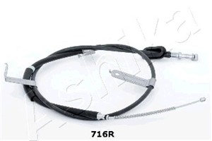 Kabel, parkeringsbremse, Høyre bak, SUBARU IMPREZA Halvkombi, IMPREZA Sedan, 26051FG000