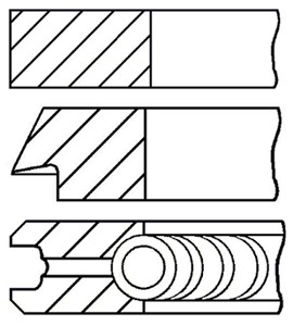 Stempelringsett, ALFA ROMEO,FIAT,LANCIA,OPEL,SAAB,SUZUKI,VAUXHALL, 71718185