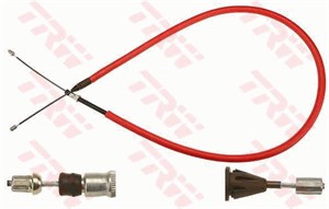 Kabel, parkeringsbremse, Bak, Høyre, RENAULT SCÉNIC Minibus, minivan I, 77 00 432 012