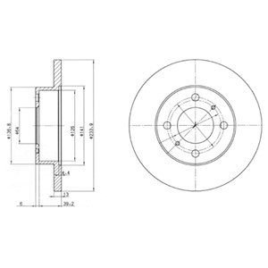 Bremseskive, Framaksel, MITSUBISHI,PROTON, MB699280, MB699281