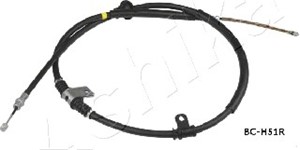 Kabel, parkeringsbremse, Høyre bak, Høyre, HYUNDAI SONATA III, 5977034001, 5977034002