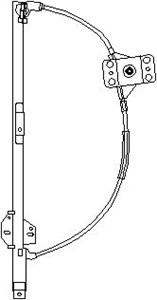 Vindusheis, Foran venstre, VW TRANSPORTER Buss IV, TRANSPORTER Flak/chassi IV, TRANSPORTER Skåp IV, 701 837 501B