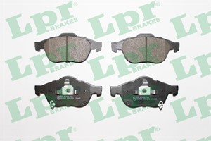 Bremseklosser sett, Framaksel, TOYOTA AVENSIS, AVENSIS Kombi, AVENSIS Liftback, AVENSIS VERSO, 0446505050, 0446505070