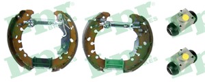 Bremsesko sett, Bakaksel, OPEL ADAM, CORSA D, CORSA D Skåp/halvkombi, CORSA E, CORSA E Skåp/halvkombi, 93189993
