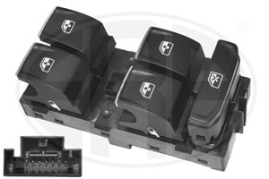 Bryter, vindusløfter, Foran venstre, VW, 5G0 959 857, 5GG 959 857