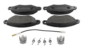 Bremseklosser sett, Framaksel, NISSAN KUBISTAR Skåp, RENAULT KANGOO, KANGOO Express, 4106 000 Q0A, 4106 000 QAG, 4106 000 QAK, 7701 205