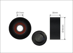 Strammerull, kilerem med ribber, FIAT,MERCEDES-BENZ,NISSAN,OPEL,RENAULT, 11 75 053 37R, 11 75 070 34R, 117 505 33 7R, 117505337R, 117507