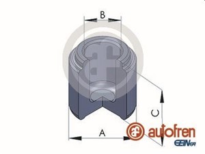 Stempel, bremseklave, Framaksel, DAIHATSU,MAZDA,MITSUBISHI,PROTON,TOYOTA, 4773112180, 47731-42010, MB699475