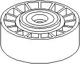Strammerull, kilerem med ribber, MERCEDES-BENZ, 103 200 05 70, 31 31 6 784 521, 33 52 6 778 569, 33 52 6 782 741, 33 52 6 784 521, 33 52