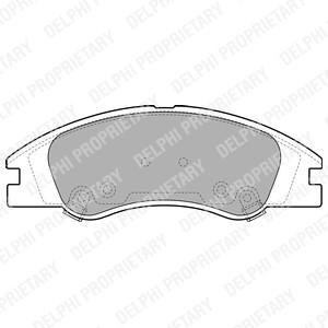 Bremseklosser sett, Framaksel, KIA CERATO Halvkombi I, CERATO KOUP II, CERATO Sedan I, CERATO Sedan II, 58101-1MA00, 581011MA01, 58101-2