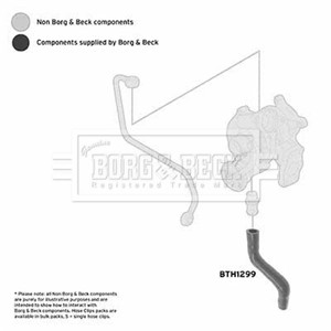 Ladeluftslange, Bak, Nede, Venstre, FORD FIESTA V, 1219454, 2S6Q6K677AB