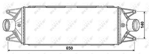 Ladeluftkjøler, IVECO DAILY Flak/chassi IV, DAILY Skåp IV, 504360584, 5801349167