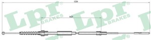 Kabel, parkeringsbremse, Høyre, Venstre, SEAT TOLEDO I, VW GOLF II, JETTA II, 191609721F, 1L0609721A, 1L0609721B