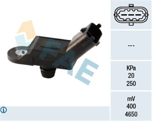 Sensor, sugerørtrykk, Innsugningsmanifold, ABARTH,ALFA ROMEO,FIAT,FORD,LANCIA,NISSAN,OPEL,RENAULT,SMART,SUBARU,SUZUKI,VAUXHALL, 0003121V