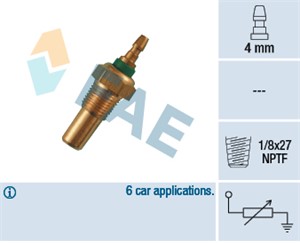 Kjølevæsketemperatursensor, LAND ROVER DISCOVERY I, MG MG ZR, ROVER 25 Halvkombi I, 45 Halvkombi I, 45 Sedan I, 009205432, 009209350, 00