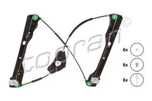 Vindusheis, Foran venstre, VW PASSAT B6, PASSAT B6 Variant, PASSAT B7, PASSAT B7 Variant, 3C1 837 461HS