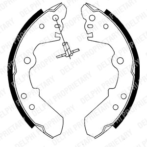 Bremsesko sett, Bakaksel, ISUZU CAMPO, D-MAX I, OPEL FRONTERA A, FRONTERA A Sport, VAUXHALL FRONTERA Mk I, FRONTERA Mk II, 4301328, 5521