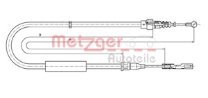 Kabel, parkeringsbremse, Bak, Høyre, Venstre, AUDI A2, 8Z0 609 721A, 8Z0 609 722D