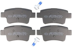 Bremseklosser sett, Bakaksel, ABARTH PUNTO, PUNTO EVO, FIAT PUNTO, PUNTO EVO, PUNTO EVO Skåp/halvkombi, PUNTO Skåp/halvkombi, 77365464,
