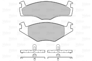 Bremseklosser sett, Framaksel, AUDI,SEAT,VW, 171698151F, 171698151G, 175698151, 176698151, 191698151C, 191698151D, 191698151H, 191698151