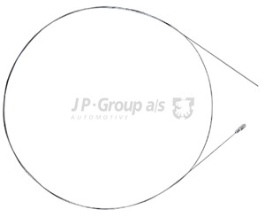 Panserkabel, Foran, VW 1500, 1600, 1500, 1600 Halvkombi, 1500, 1600 Variant, KAEFER, KAEFER Cabriolet, 113823531G