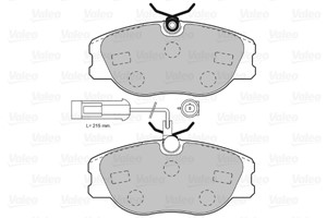 Bremseklosser sett, Framaksel, ALFA ROMEO,FIAT,LANCIA, 71748387, 71748391, 9946227, 9946750, 9946861, 9950550