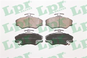 Bremseklosser sett, Framaksel, HYUNDAI, 5810143A00, 5810144A00