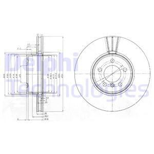 Bremseskive, Framaksel, LAND ROVER RANGE ROVER III, RANGE ROVER SPORT I, SDB000200, SDB000201